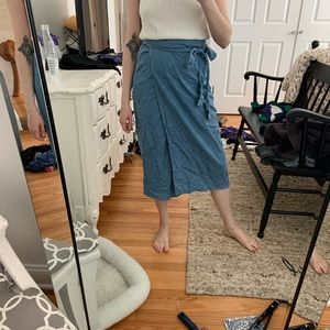 Marine layer midi skirt